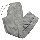 Nike Silver Grey and Navy Swoosh and Tribal Spellout Shell Baggy Trackpant Bottoms (L)