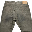 Paul Smith Red Ear Corduroy Baggy Khaki Olive Green Jeans (34W)