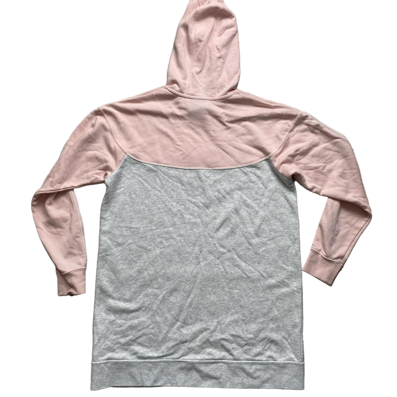 Nike Womens Pink White and Grey Hoodie (S)