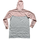 Nike Womens Pink White and Grey Hoodie (S)