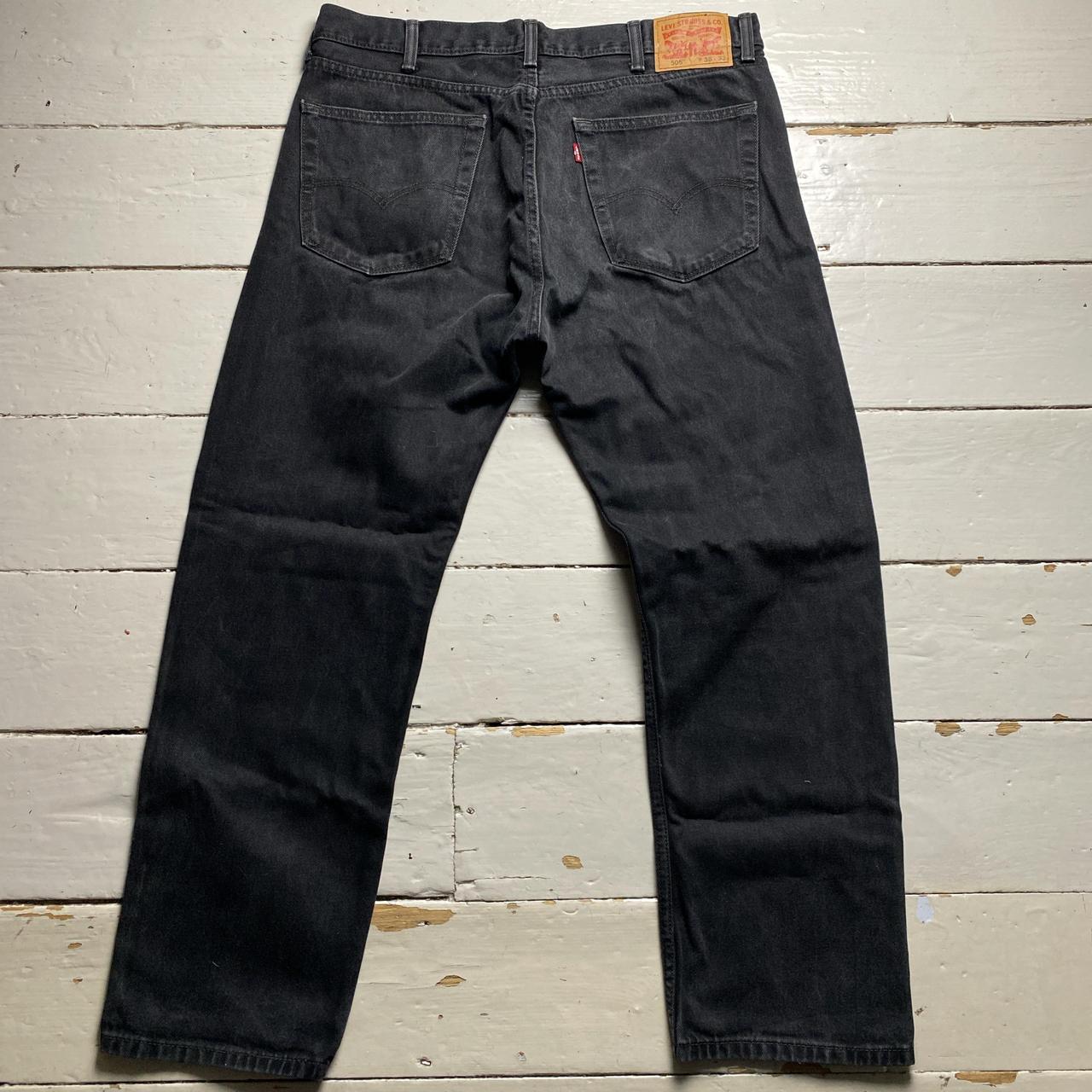 Levis 505 Black Baggy Jeans