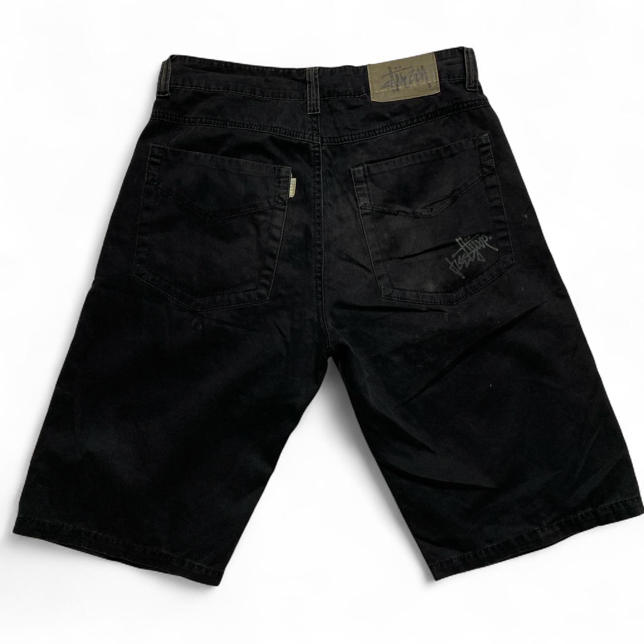 Stussy Vintage Black Jorts Jean Shorts (29W)