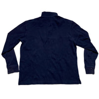 Polo Ralph Lauren Navy and Red Pony Quarter Zip Jumper (M)