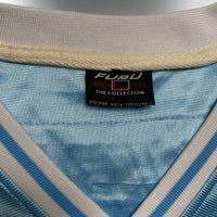 FUBU Vintage 90’s Y2K Baby Blue and White Jersey (L)