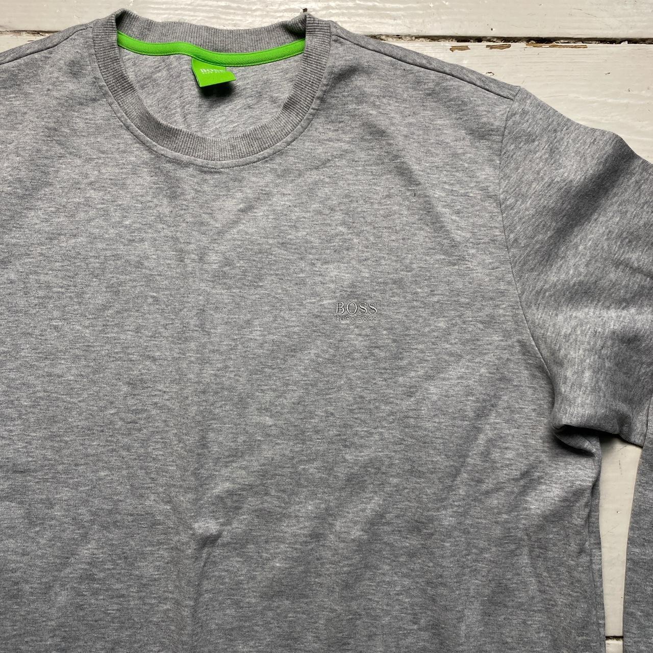 Hugo Boss Green Grey Jumper