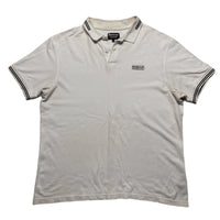 Barbour White And Black Polo Shirt (XL)
