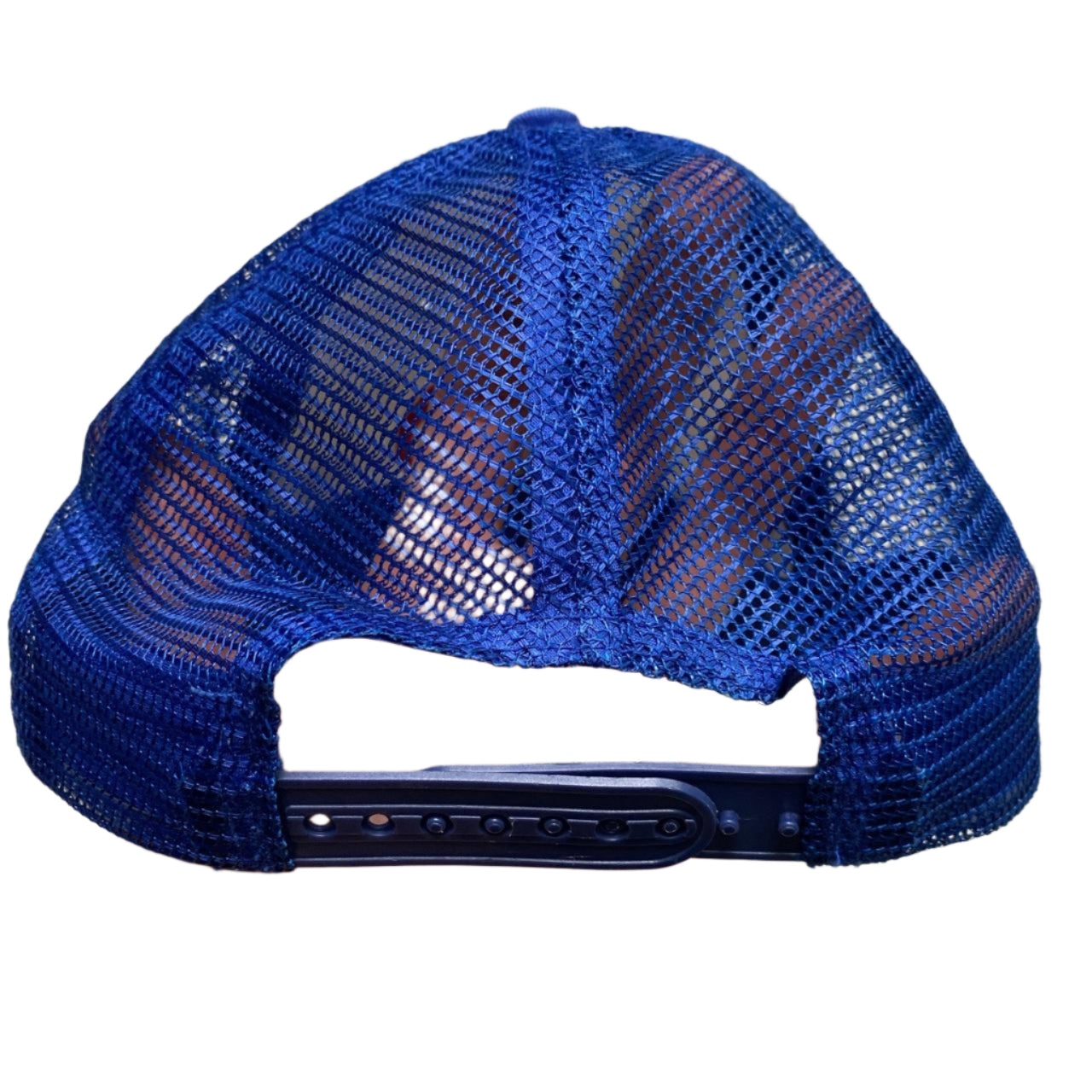 Mowalola Trucker Blue White and Red Cap