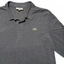 Lacoste Grey Long Sleeve Polo Shirt (XL)