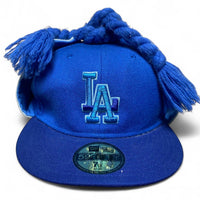LA Dodgers Vintage Dog Ear Dappy Tassle Fitted Cap
