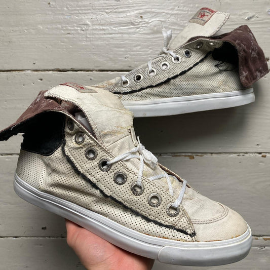 True Religion High Top Horse Stitch Trainers