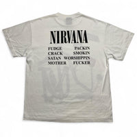 Nirvana Vintage 1993 90’s Single Stitch Incesticide White T Shirt