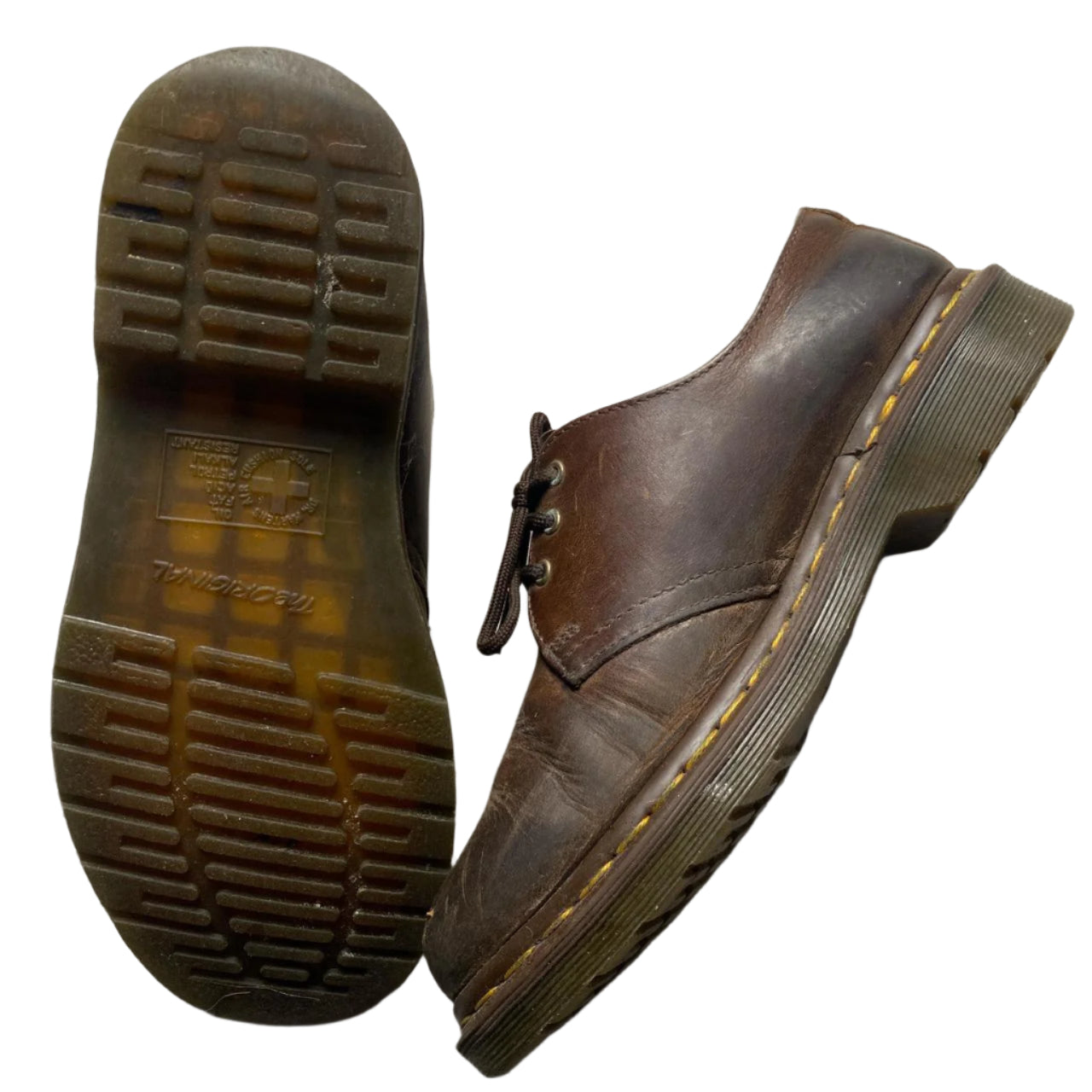 Dr Martens Brown Low Leather Boots (UK 6.5)