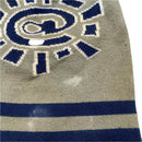 Always Do What You Should Do Khaki Green and Navy Blue Striped Reversible Beanie Hat