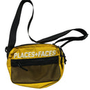 Places Plus Faces Yellow and White Pouch Messenger Bag