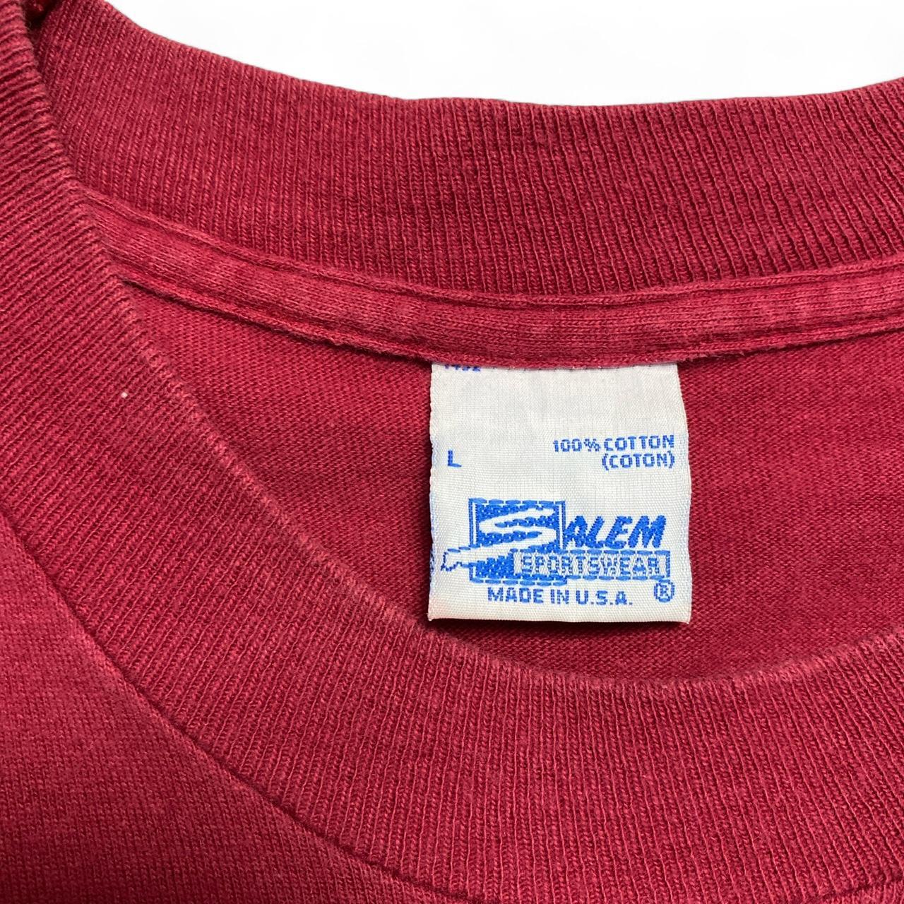 Salem Sportswear Washington Redskins Vintage 90’s burgundy NFL T-shirt (L)