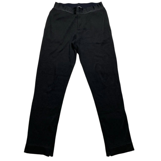 Cole Buxton Wool Black Elasticated Waist Relaxed Trousers (M)