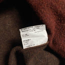 Burberry Burgundy Red Lana Alpaca Wool Womens Coat (M)