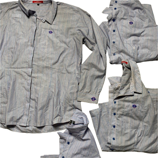 Workwear Purple Long Sleeve Shirts (42 L)