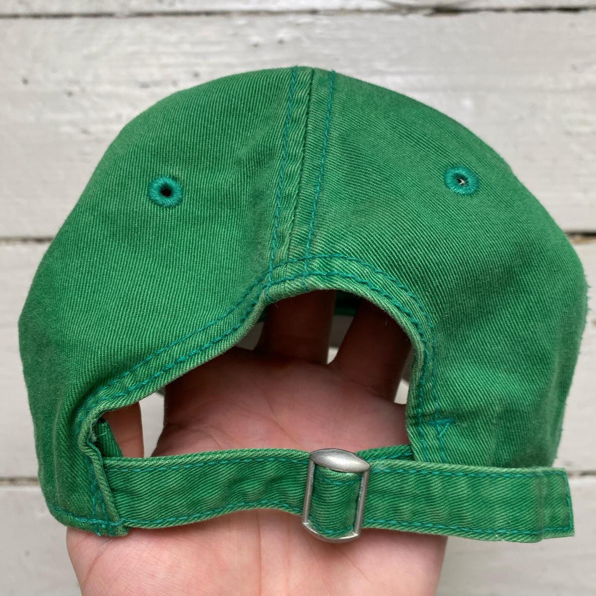 Oakley Green and White Baseball Cap