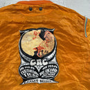 Costume National Orange Lightweight Womens Windbreaker Grande Ballroom Jacket (XS)