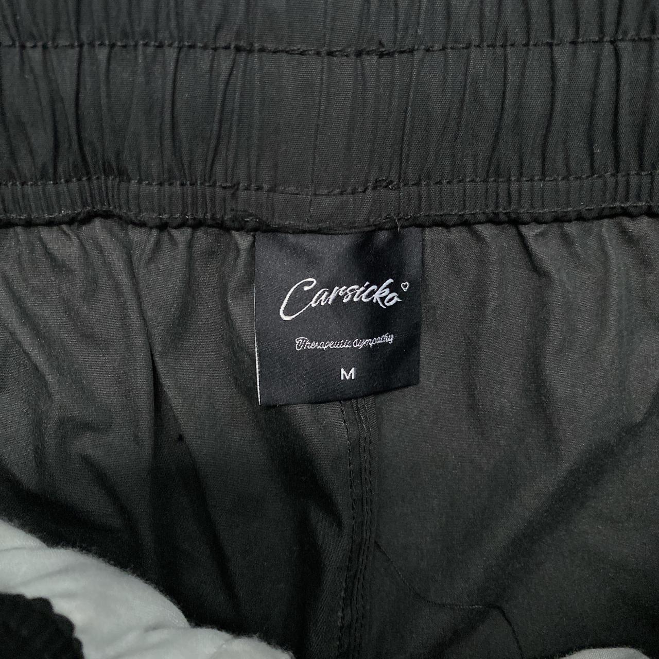 Carsicko Baggy Cargo Snopant Black and White Trousers
