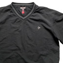 Dunlop Vintage Black and White Golf Windbreaker Shell Jumper (L)
