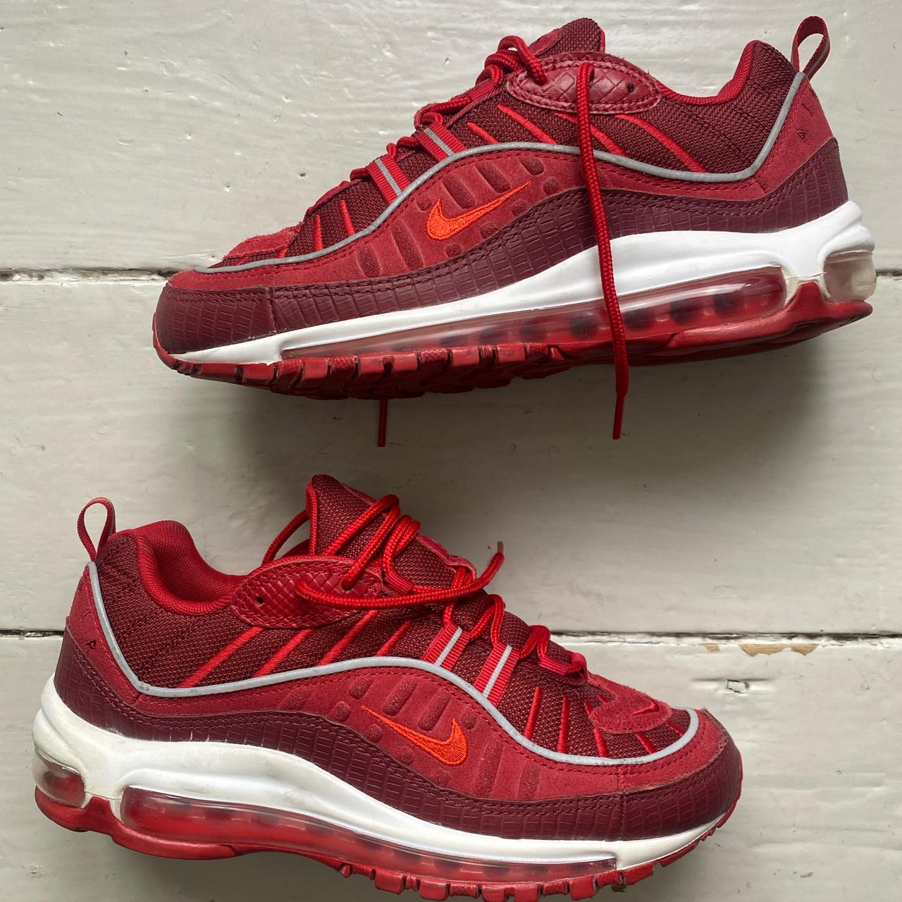 Nike Air Max 98 Red and White