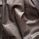 Leone London Vintage Brown Long Leather Trench Coat (S)