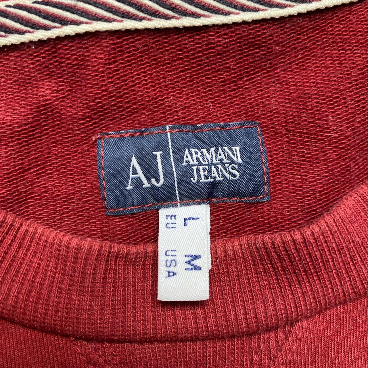 Armani AJ Jeans Burgundy Red Jumper