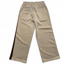 Jehucal Cream and Brown Baggy Trackpant Joggers (L)