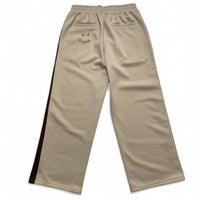 Jehucal Cream and Brown Baggy Trackpant Joggers (L)