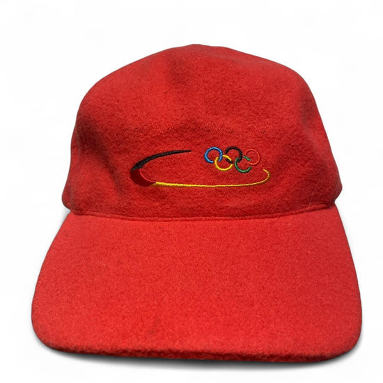 Adidas Vintage Fleece Olympics Red Baseball Cap