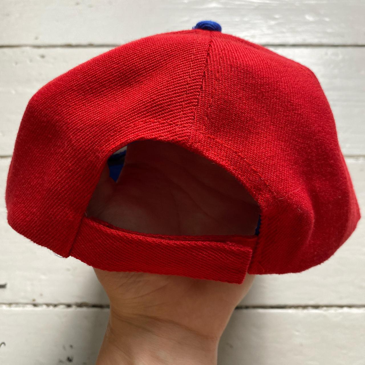 Cuba Vintage Blue Red and White Cap