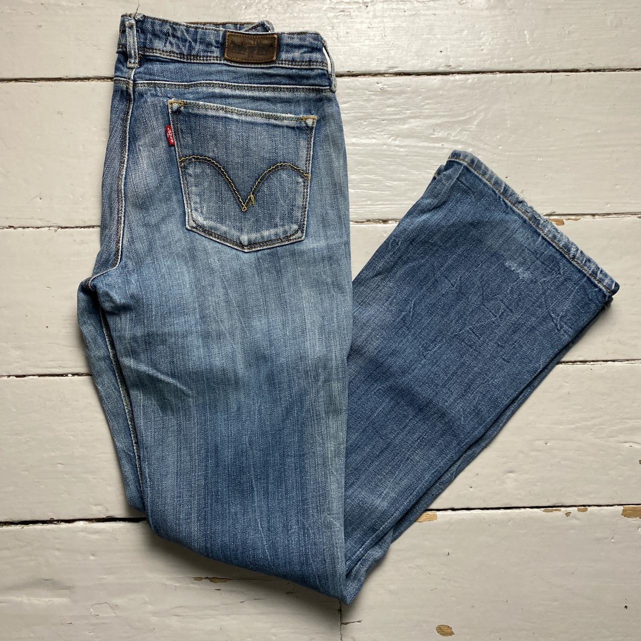Levis 572 Bootcut Vintage Light Blue Womens Jeans