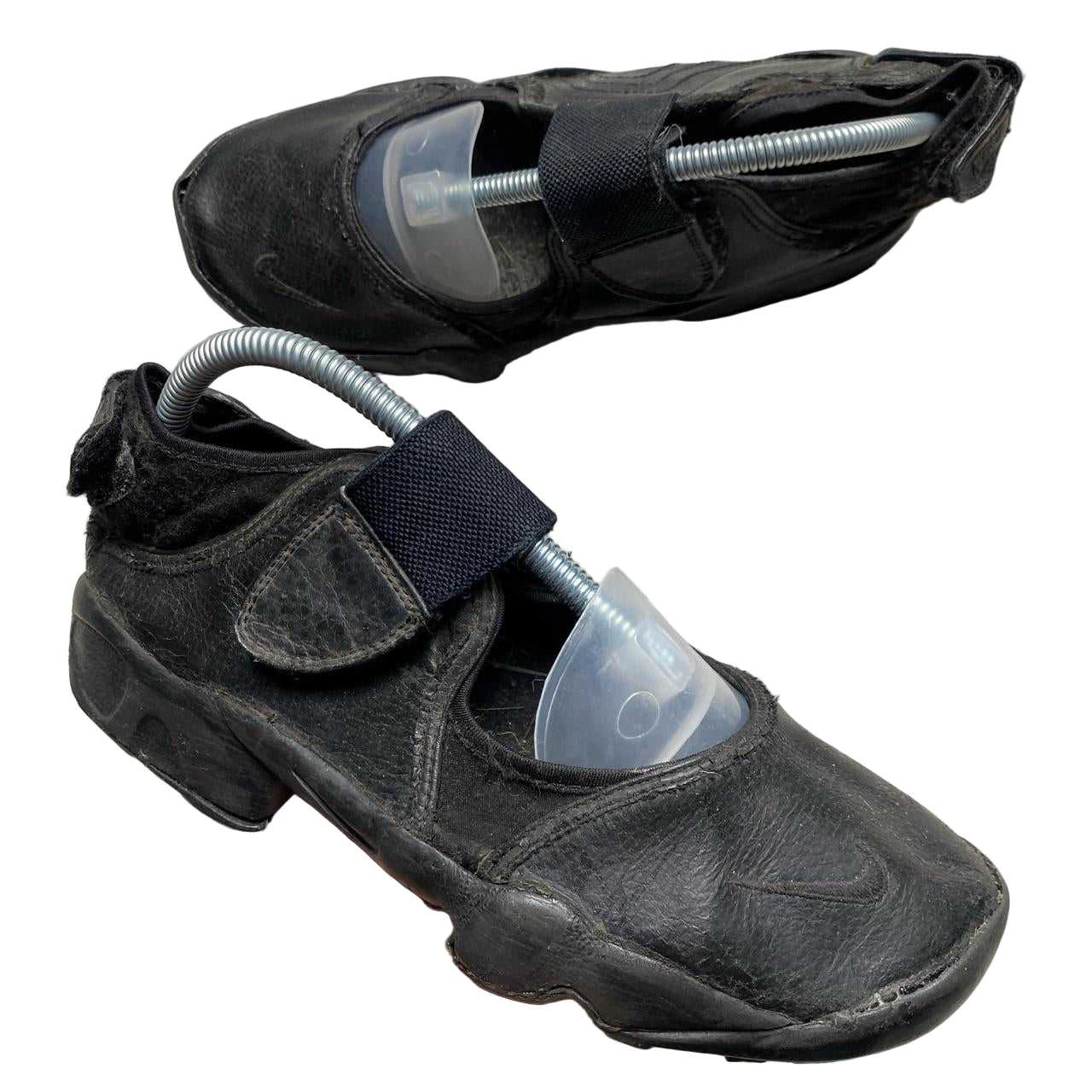 Nike Air Rift Black Leather Non Tabi Split Toe (UK 5.5)