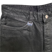 6PM SixPM Season Black Shiny Denim Jorts Jean Shorts (W 32)