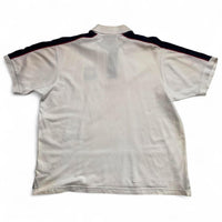 West Ham United Vintage White and Navy Polo Shirt (L)