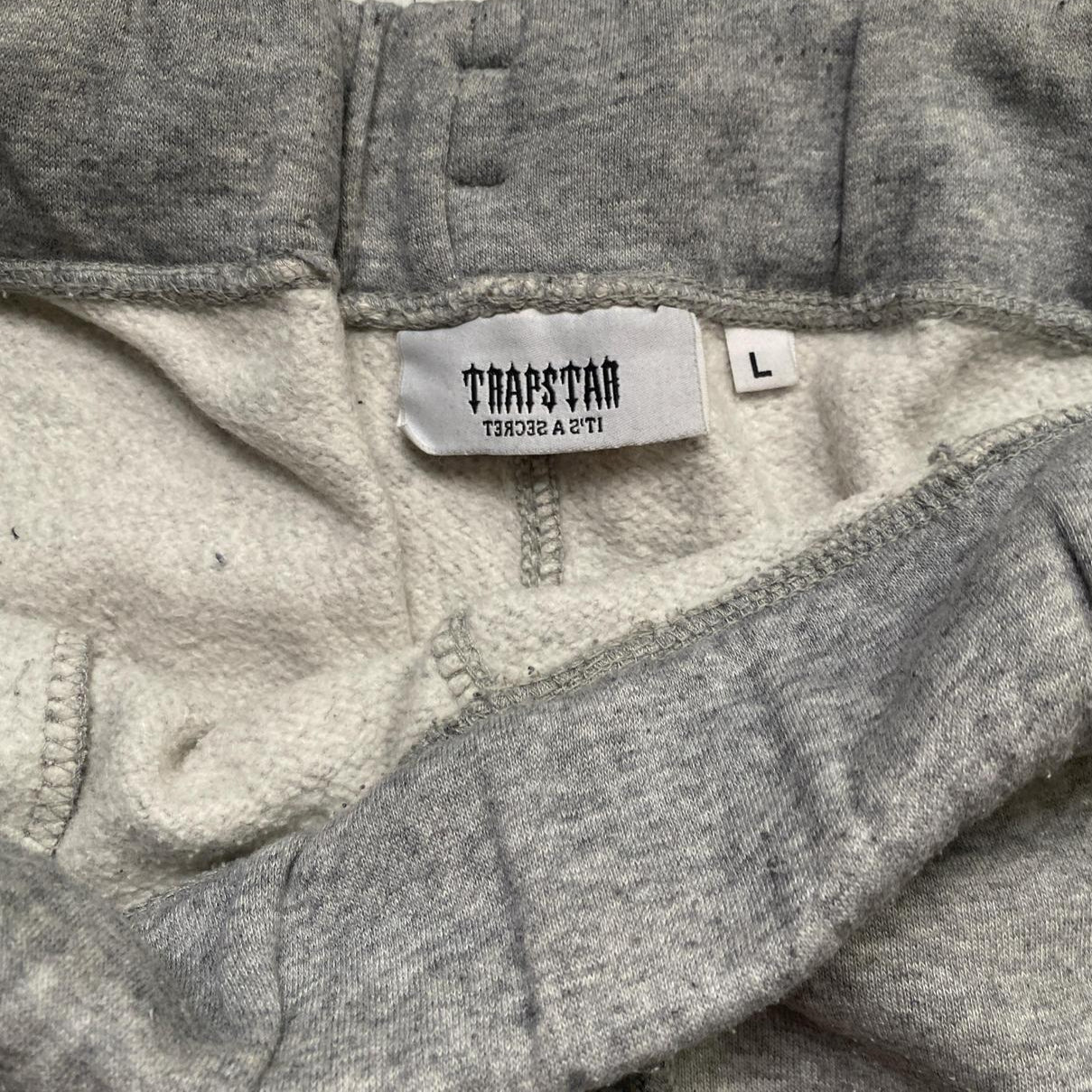 Trapstar Grey Black and White Joggers (L)