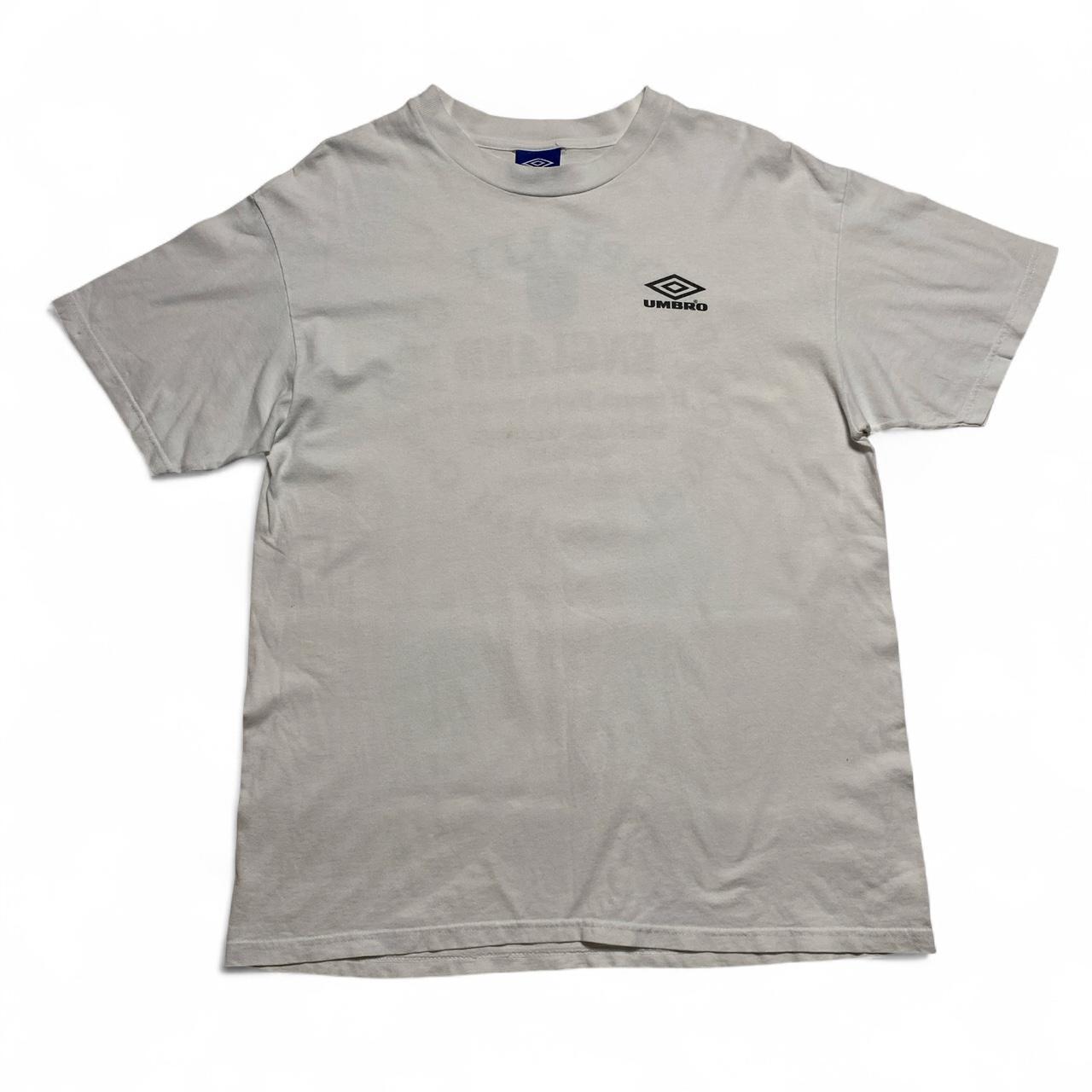 England Umbro Vintage 90’s White Property of England Wembley White T Shirt (L)