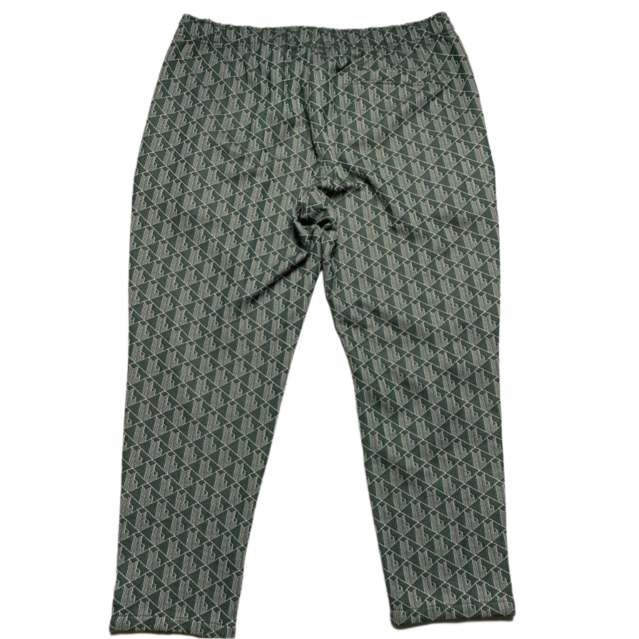 Lacoste Green and Cream Tapered Joggers (3XL)