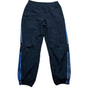 Adidas Baggy Navy and Blue Trackpant Shell Bottoms (S)
