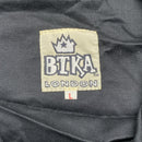 BTKA London Black and Brown Bomber Jacket (L)