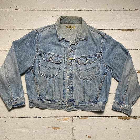 Replay Vintage 90’s Denim Jacket Light Blue