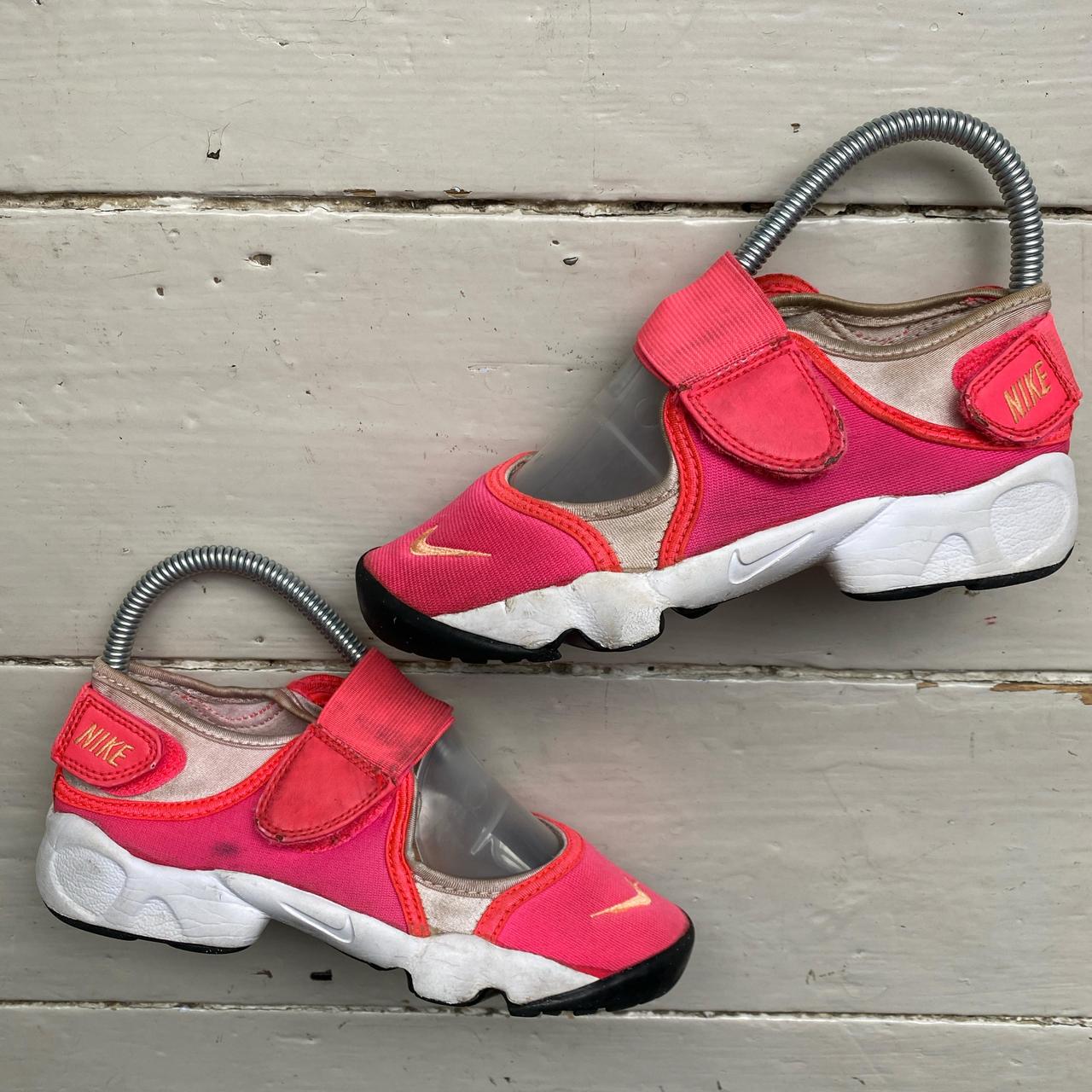 Nike Air Rift Non Split Tabi Toe Kids Pink Trainers