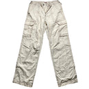 True Religion Baggy Cream and Brown Embroidery Cargo Trousers (28W)