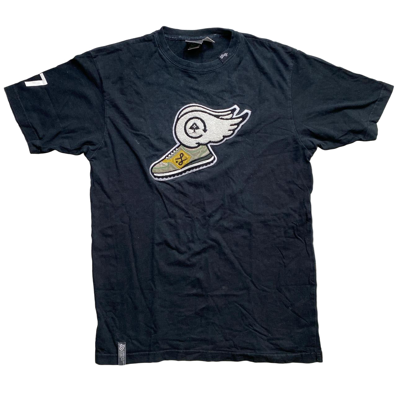 LRG Black Flying Shoe T Shirt (M)
