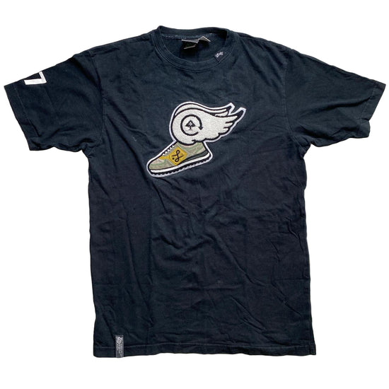 LRG Black Flying Shoe T Shirt (M)