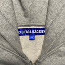 93 Sierra Crosses No Drugs Grey and Blue Hoodie (M)