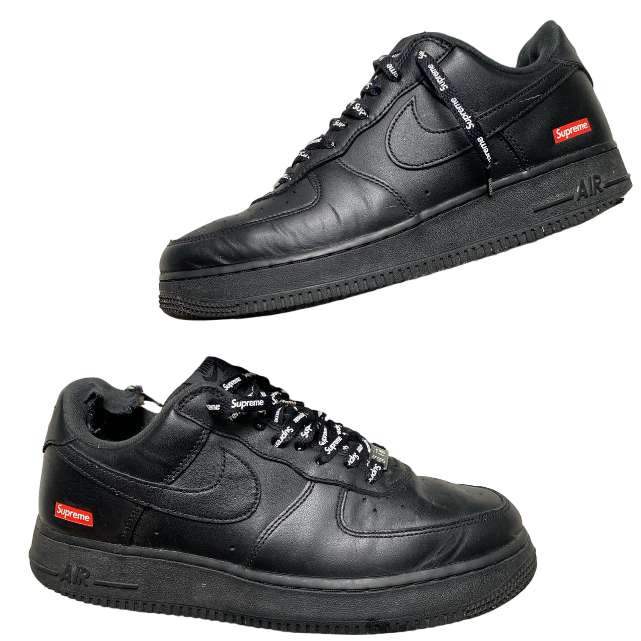 Nike Air Force 1 Supreme Black (UK 7)