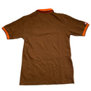 Akademiks Brown and Orange Polo Shirt (L)